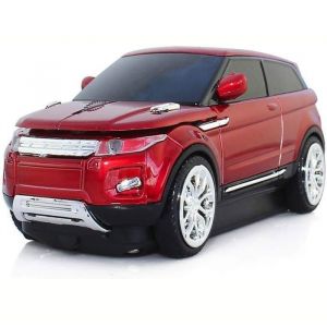 Souris sans fil silencieuse pour voiture souris optique 3D pour ordinateur de bureauPC souris dordinateur 24 GHz (rouge)