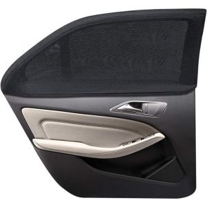 Pare Soleil Voiture Bébé Chaussette Vitre: 2pcs Protection Pare-Soleil Vitres Arrière Latérales Universelle pour Auto Chaleur Noir