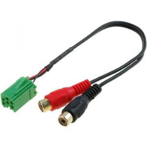 Câble Adaptateur RCA - Renault - MEGANE - Noir - 2007 - Autoradio