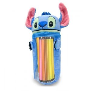 Trousse Stitch Trousse Scolaire Peluche TrousseScolaire Trousse à Crayons Grande Capacité pour Étudiant Scolaire Cadeaux Rentré