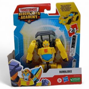 Transformers Rescue Bots Academy BUMBLEBEE - F4637 - Figurine articulée et Convertible 11cm - Figures  Le Robot Construction