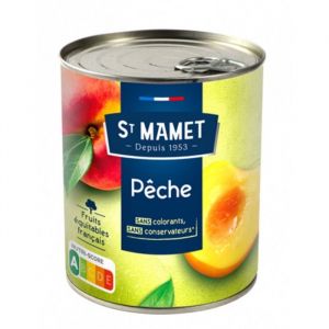 Pêches Demi-Fruits au Sirop 475G/Boîte 4 boîtes