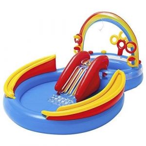 Aire de jeux avec toboggan et bassins INTEX - Jeu de plein air pour enfant