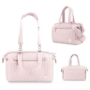 Sac à Langer pour Bébé Fourre-tout de Voyage avec Bretelles Matelas à Langer rose
