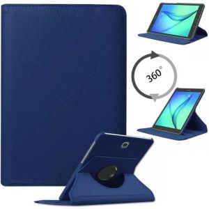 Pour Tablette Samsung Galaxy Tab S2 SM-T813NZKEXEF 97 SM-T810  Rotation de 360 degr&eacute;s Housse Protection - Bleu Fonc&eacute;