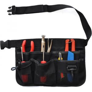 Ceinture Travail Porte Outils Bricoleur Ceinture Sac Banane Outils Jardin R&eacute;glable Sac &agrave; Outils avec MultiPoches Sac Jardinage