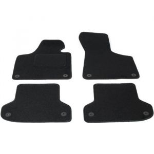 Tapis sur mesure - Audi - A3 8P 2003-2012 - Moquette noir et robuste - Lot de 4 tapis