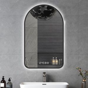 Miroir de Salle de Bain LED - TANANT - 60x120 cm - Dimmable - Anti-bu&eacute;e - Verre de s&eacute;curit&eacute;