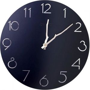 Horloge Murale Vintage en Bois Ronde De 30 cm - Silencieuse Et Non Toxique - Horloge Murale D&eacute;corative - Fonctionne avec Piles