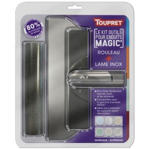 Kit outil - Magic lisse - Enduits de lissage - Léger - Prêt à lemploi - Intérieur