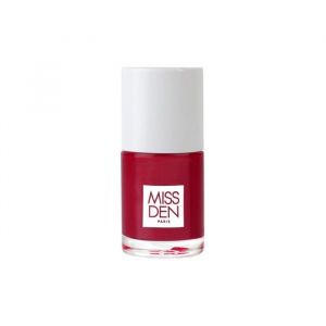 Vernis à Ongles Couleur Absolue - Miss Den - 85% dIngrédients dOrigine Naturelle - Longue Tenue - Teinte 113 Rouge coquelicot