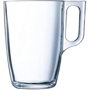 Verre tasse &agrave; caf&eacute; - ARCOROC - Luminarc Voluto - 40cl - Set de 6 - Sodo-calcique