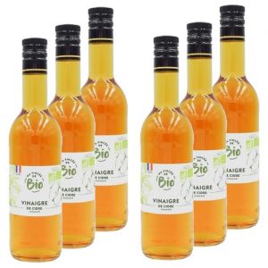 Ma Pincée Bio - Lot 6x Vinaigre de cidre BIO - France - Ma Pincée Bio - bouteille 500ml