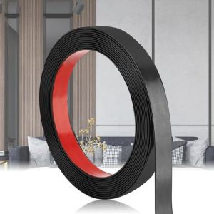 Moulure Murale Adhesive Baguette de Finition Moulure Decorative Moulure Flexible pour Décoration de Meuble Bordure de