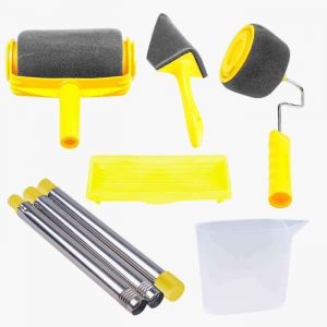 rouleau à peintureRouleau Peinture avec RéservoirRouleau de Peinture Professionnel et Anti Gouttepour PlafondPortes8pcs
