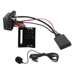 Adaptateur Bluetooth 5.0 - ASHATA - Pour Peugeot 207 307 407 308 - C&acirc;ble audio AUX - Universel - Noir