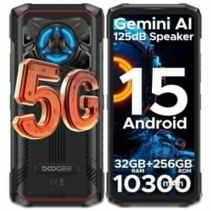 DOOGEE Blade 20 PLAY Telephone Portable Incassable 5G Android 15 66 HD+ Smartphone Incassable 10300 mAh 32+256Go50MP/NFC- Rouge