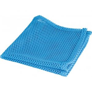 Filet grattant bleu - Chiffon microfibre tress&eacute;e