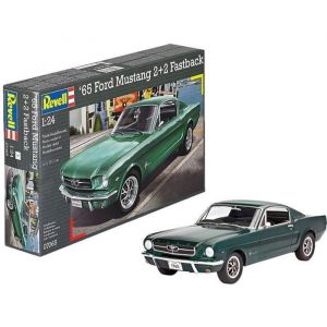 Revell Ag (Germany) Revell Maquette de Voiture 1 : 24 1965 Ford Mustang 2 + 2 Fastback Reproduction à léchelle 1 : 24 Niveau 4