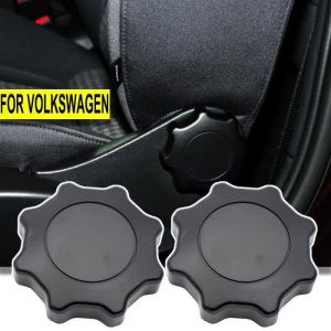 2pcs Noir Poign&eacute;e de bouton de r&eacute;glage des si&egrave;ges avant 1J0881671F Pour VW Polo Golf Passat B5 Caddy Transporter T4 Jetta MK4