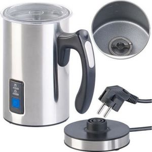 Mousseur &agrave; lait - Rosenstein & S&ouml;hne - 500 W - Acier inoxydable - 3 modes - 115 ml