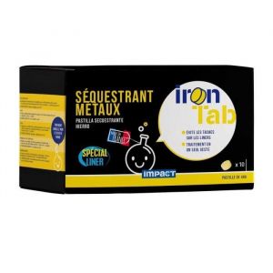 IMPACT Pastilles séquestrant métaux Iron tab - 40 g - Jaune