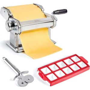 Uno Casa Machine a Pates Fraiche - Laminoir a Pate Machine a Pate Pasta Maker - Coupe-Pâte et Moule à Ravioli[17]