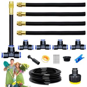 360&deg; Curved Garden Automatic Irrigation SystemKit arrosage automatique syst&egrave;meKit Arrosage Goutte &agrave; GoutteKit dirrigation (5m)