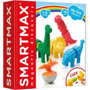 COZY - Sets de jeux de construction - Mes premiers dinosaures magnétiques 6 animaux à assembler dès 1 an