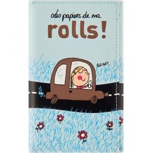 Porte-papiers voiture Les papiers de ma rolls - Derrière la porte