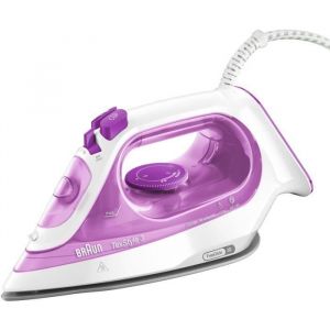 Fer Vapeur BRAUN SI3030PU - TexStyle - Système anti-tartre - débit vapeur 45g/min