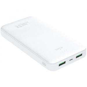 Batterie de secours - PURO - 20000 mAh - FastCharge 10W - USB A+A+C - Blanc