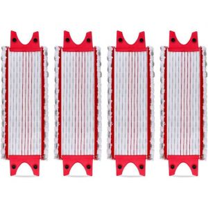 4PCS Replacement Microfibre Pad Lavette pour Vileda UltraMax UltraMax Plus et Easy Wring UltraMax Carlin.Balai Serpill&egrave;re Lingette