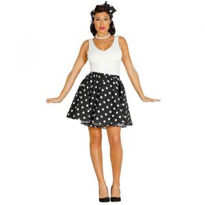 D&eacute;guisement Pin Up Noir Adulte - Ann&eacute;es 50 - NO NAME - Polyester - Int&eacute;rieur