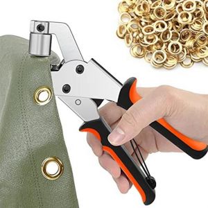 Pince à œIllets pour BâchesJeu de Pinces à œIllets avec 300 œIllets (DiamèTre 10 Mm)Pince à œIllets 10 Mm pour CuirTissus