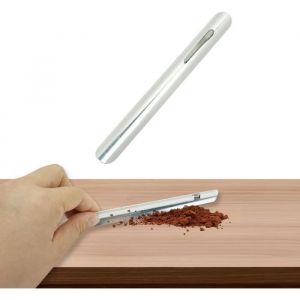 2pcsRamasse Miettes de Table INOX Courb&eacute; Ramasse Miettes Argent pour Votre Nappe Accessoires Restaurant Manuel