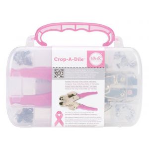 Perforatrice decorative - poincon We r memory keepers - 70908-4 - Kit poinconneuse Crop-a-dile - Rose