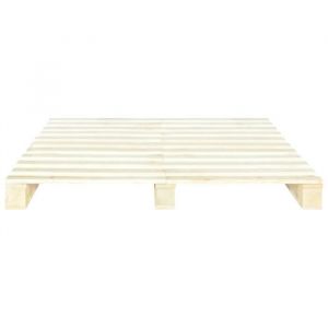 Cadre de lit de palette en bois de pin massif 180 x 200 cm - VINGVO - Classique - Intemporel