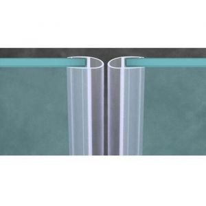 Joint porte douche joint pare baignoire pour verre 10 mm joint en U 550cm ODIPIE