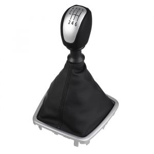 Pommeau de Levier GuêTre Couvercle de Botte Levier Manette de Vitesse PoignéE Bâton Botte GuêTre pour Renault Laguna Mk3 2007-2014