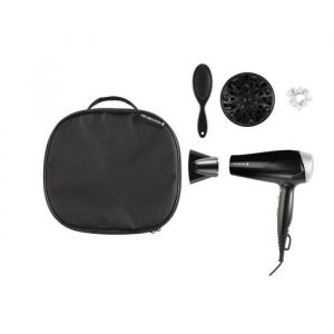 Coffret sèche-cheveux Style Edit Remington D3171GP – 2200W - Vanity de rangementDiffuseur Brosse plate et Chouchou en soie
