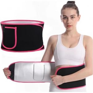Ceinture Sudation Homme Femme Néoprène Ceinture de Sudation Réglable Ceinture Amincissante Ceintures Sudation avec Sac Téléphone