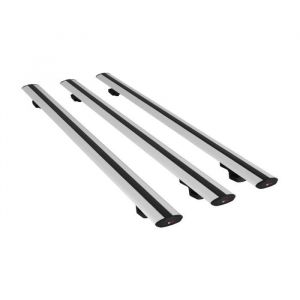 Barres de toit - Peugeot - Partner Tepee - Modèle BASIC - 3 pièces - Aluminium - Gris
