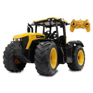 Tracteur JCB Fastrac télécommandé 1:16 - Jamara - Blanc/Multicolore - Pour enfant dès 5 ans