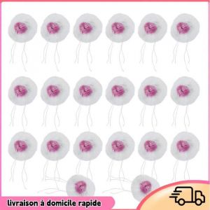 Dilwe Lot de 20 M&egrave;ches de Lampe &agrave; P&eacute;trole Accessoires pour Lanterne Gaz Camping