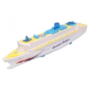 SURENHAP mod&egrave;le de bateau de croisi&egrave;re avec lumi&egrave;re sonore Mod&egrave;le de bateau de croisi&egrave;re pour enfants effets jeux talkie-walkie