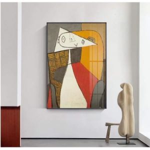 peintures sur Toile abstraites Art Picasso Photos Photos murales pour Salon décor à la Maison Mural-60x80 cm sans Cadre