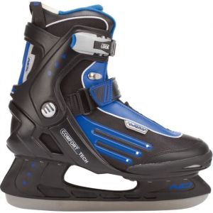 NIJDAM Patins Hockey sur glace - Adulte - Noir et Bleu