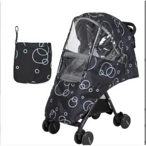 Habillage Pluie Poussette Universel Imperm&eacute;able pour Poussette Couverture Protection de Pluie Poussette Universel.