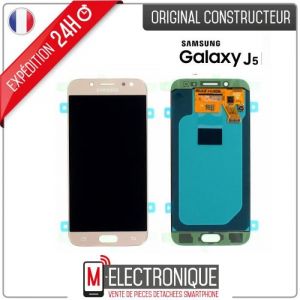 &Eacute;cran LCD - Samsung - Galaxy J5 2017 - Or - 52 pouces - Pi&egrave;ce neuve et dorigine